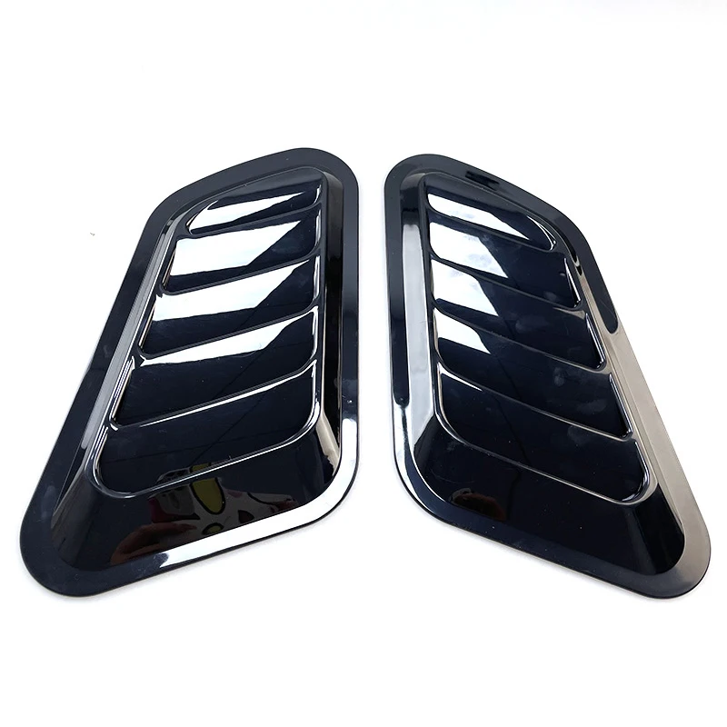 Carbon Fiber Pattern Universal Car Hood Decoration Simulation Personality Shark Fin Car Stickers Car Body Styling Accessories