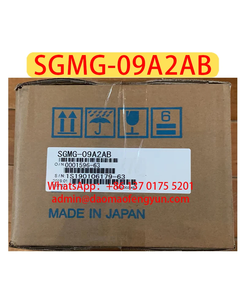 

SGMG-09A2AB Brand new servo motor, with manual, original box, fast shipment，SGMG 09A2AB