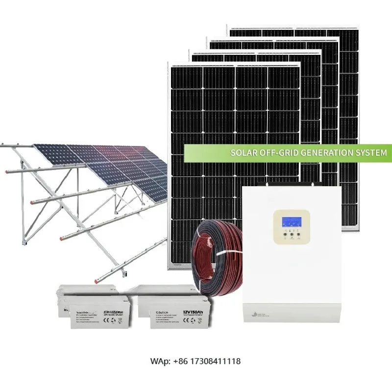 5000W 10000W 120V 220V Off-Grid Home Solar Generator Solar Panels Full Kit