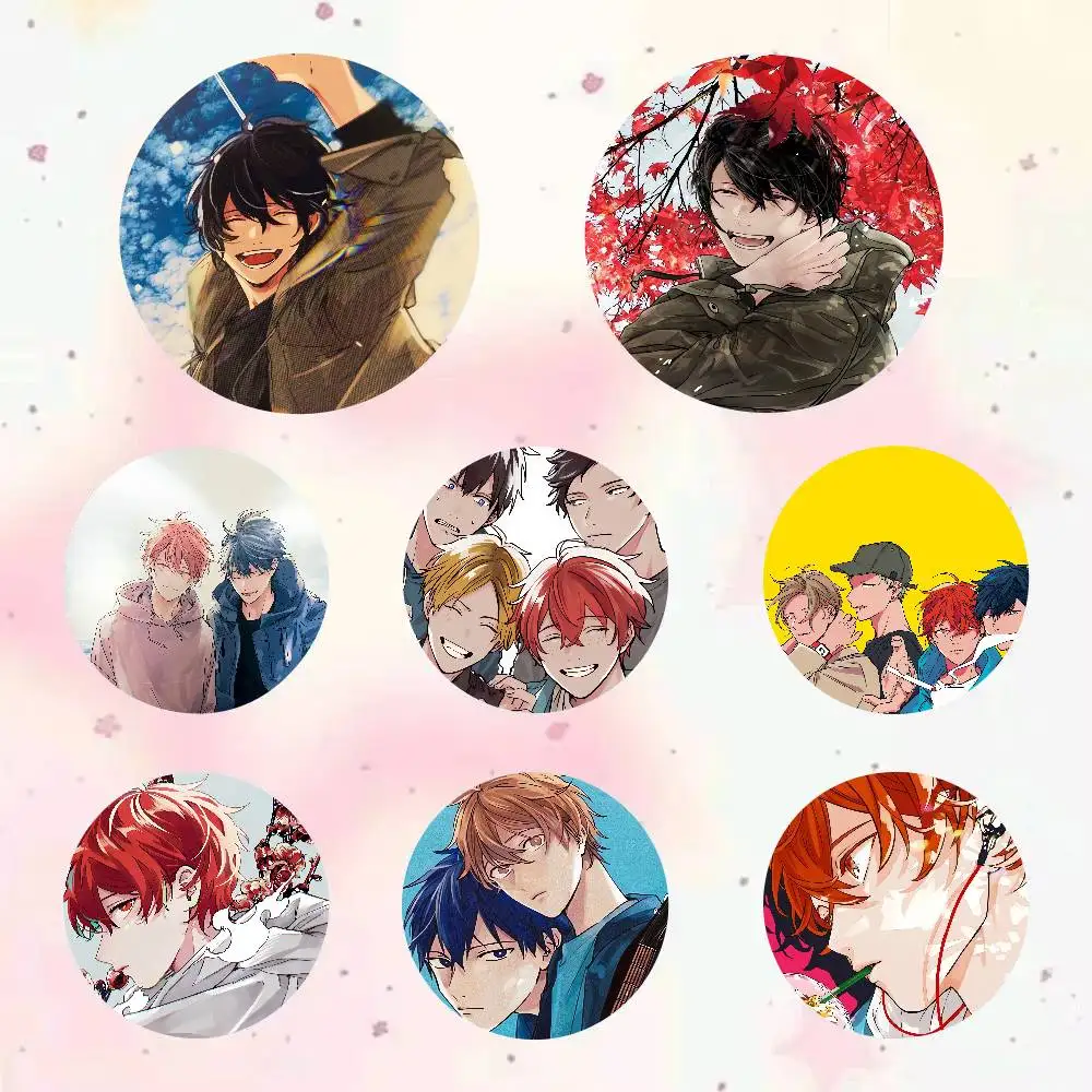 Anime GIVEN Cartoon Game Brooch Badge Bag Jacket Pins Jewelry Accessories Gifts