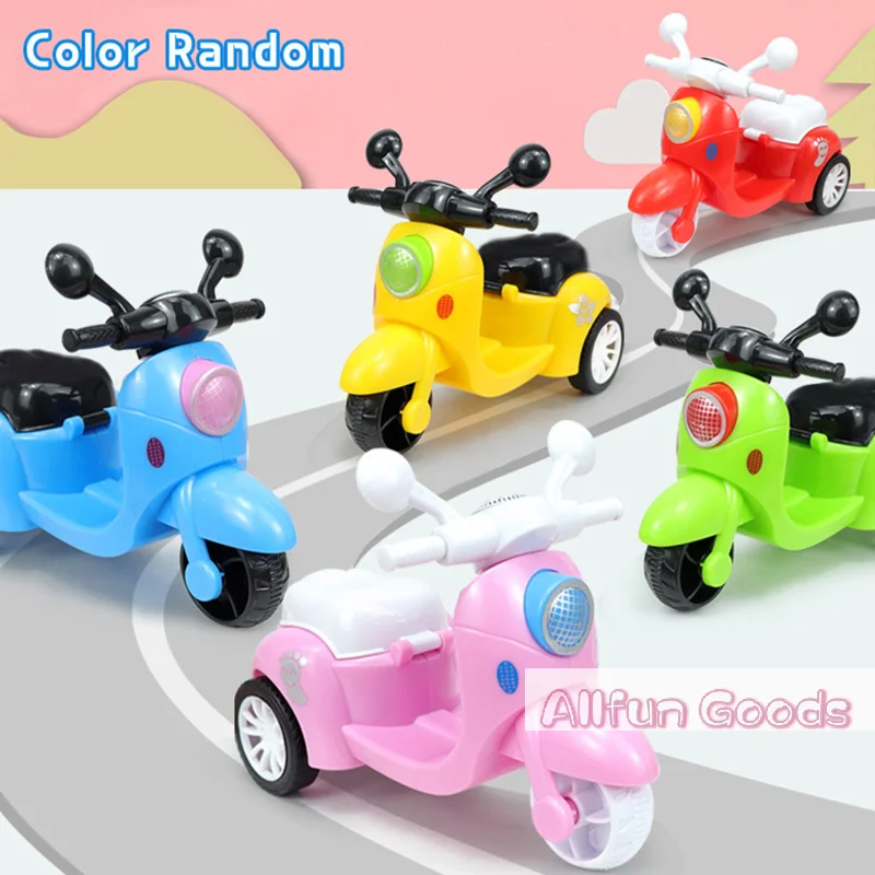 [TG835]Pull Back Motorcycle Inertia Miniature Motorbike Model Interactive Toys Cartoon Vehicle Model Kids Educational Toys