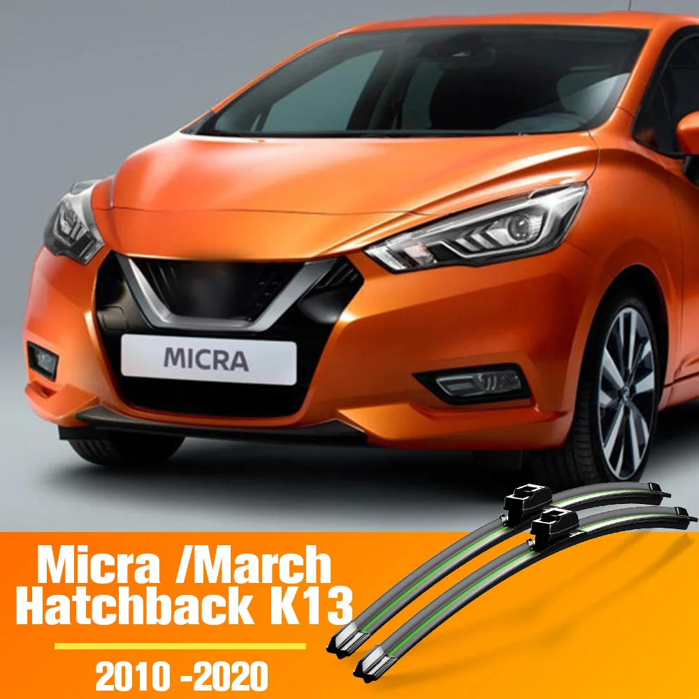 

Передние щетки стеклоочистителя для Nissan Micra March K13 2010-2020 2011 2012, лобовое стекло, 21 "14", аксессуары с левым рулем