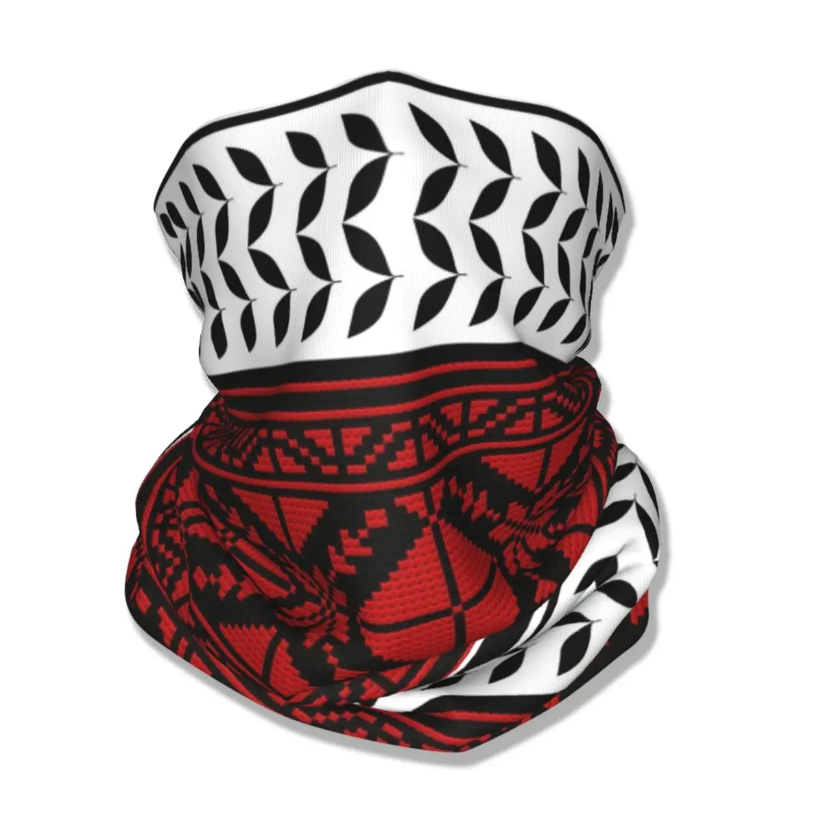 

Palestinian Keffiyeh And Tatreez Print Bandana Neck Gaiter Printed Mask Scarf Multi-use Face Mask Fishing for Men Women Adult