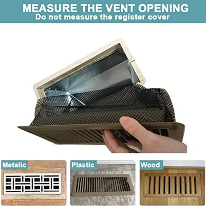 Floor Vent Screen Net For Home Floor, Air Vent Filter Mesh Catches Coin, Toys, Pet Food And Hair