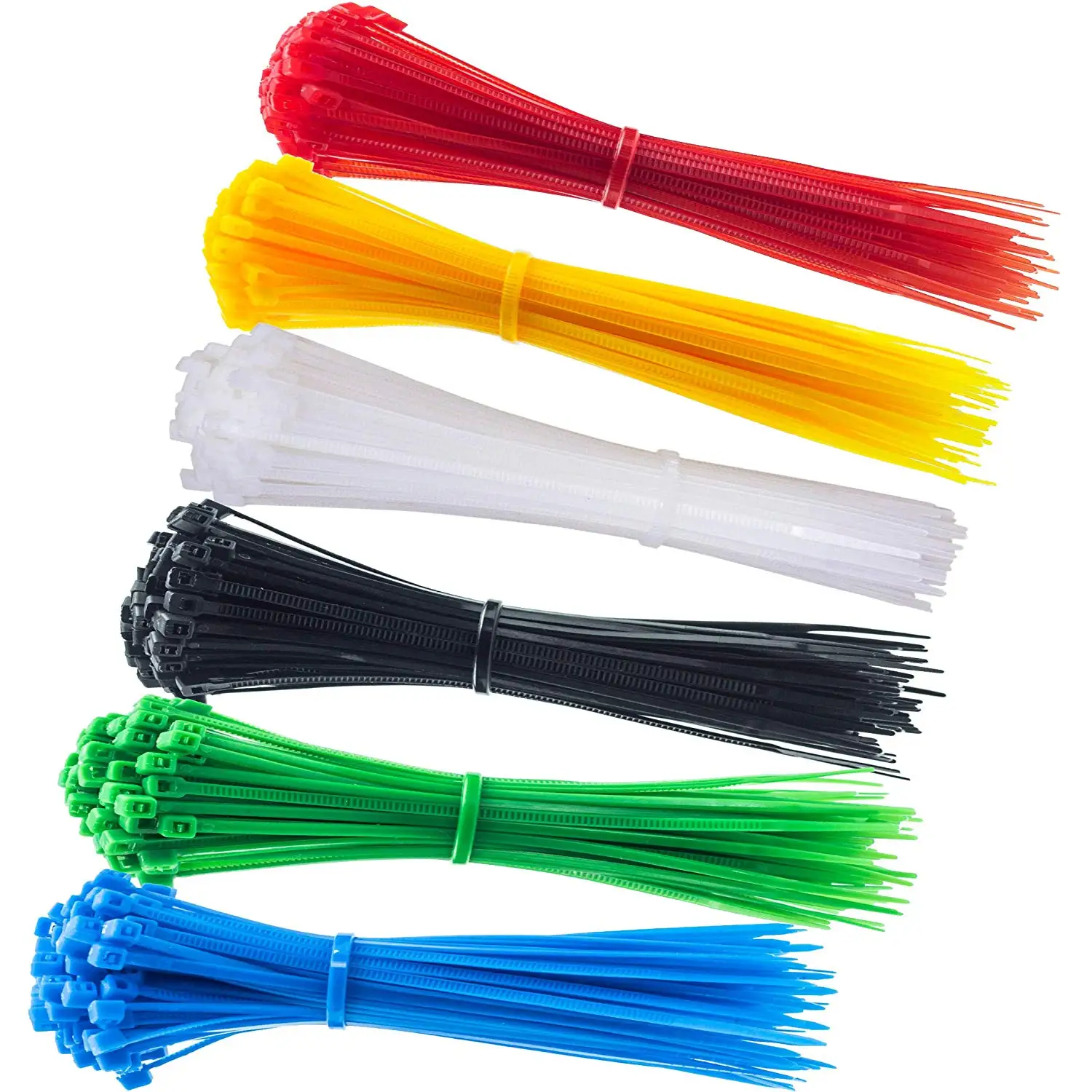 1000pcs 3x100mm Multi-Purpose Cable Tie Multifunction Self-locking Plastic Nylon Cable Tie Zip Ties Nylon Self Locking Wire Ties