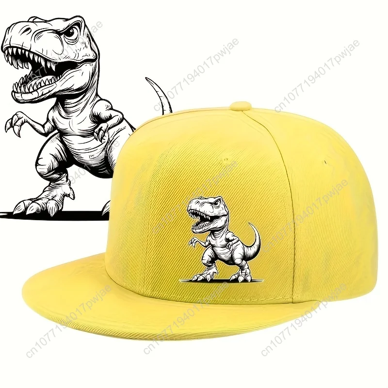 [Urban Duckbill Hat] Spring Summer 2D Flat Duckbill Hat | Urban Fashion Neutral Dinosaur Themed Design Daily Casual Street Hip-H