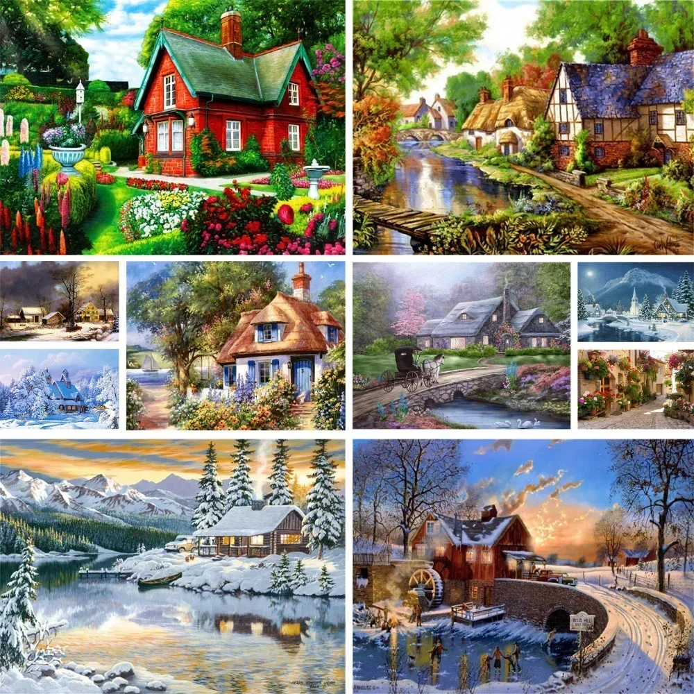 

567509 Paint By Numbers Kit Oil Paints 50*70 Boards By Numbers New Design For Children Wall Art Handicraft