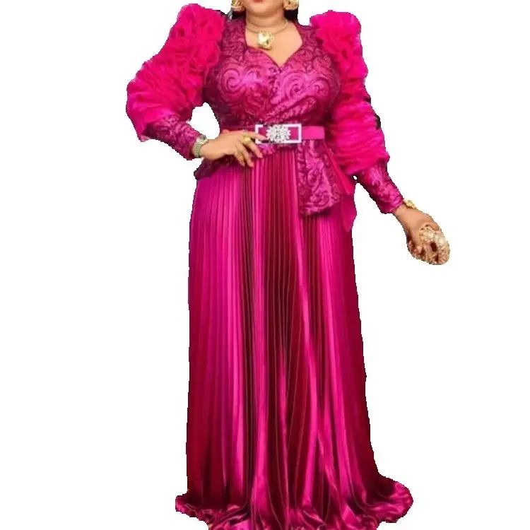 

New Luxury African Evening Dresses for Women Wedding Party Gown Anakra Dashiki Africa Clothing Turkey Kaftan Dubai Abaya Outfits