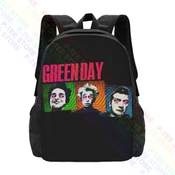 Green Day Uno Dos Tre Tour 2012 Dookie Nimrod insonniac P-730Backpack borsa da palestra più recente di grande capacità