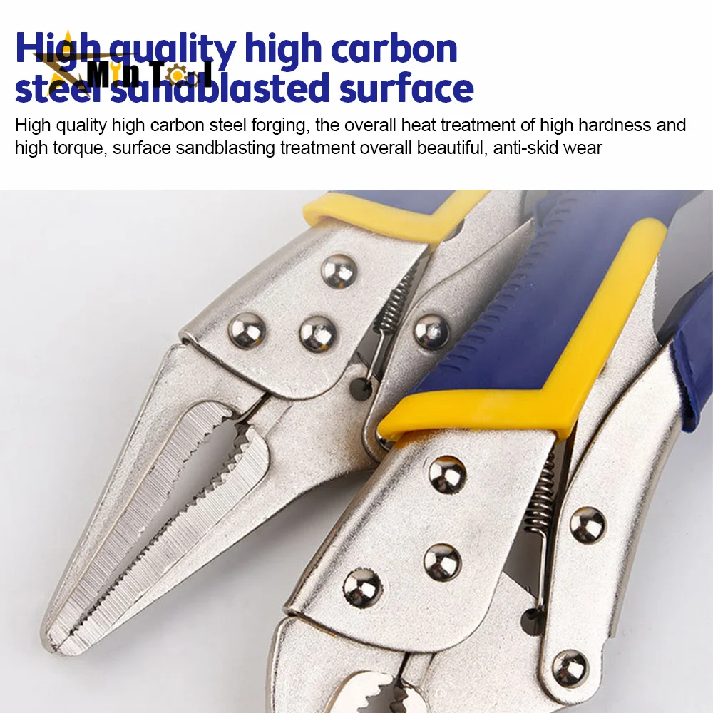 Pliers Lock Pliers Curved Jaw Pliers Straight Long Nose Pliers  Fix Plier Multi-function Welding  Hand Tools