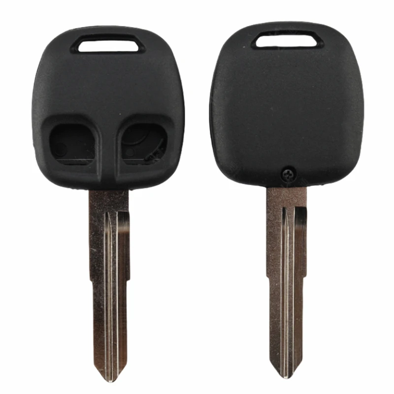 

XIEAILI OEM 10 шт. 2 кнопки сменный чехол для ключей транспондерный чехол для ключа для Mitsubishi Pajero левый лезвие