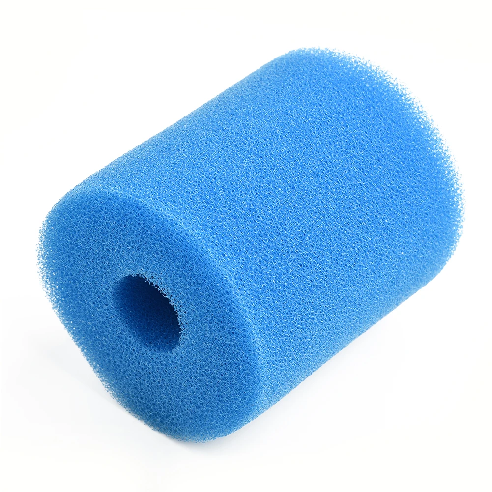 For Intex Type H Swimming Pool Filter Foam Sponge Cartridge Foam Filters Reusable/Washable Cleaner Use Tool Replacement Blue