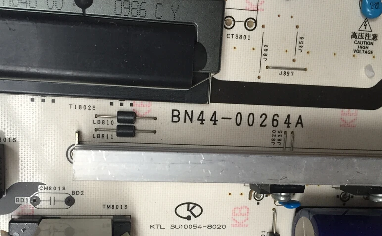 LA40B550K1F power supply board BN44-00264A H40F1_9SS  good working part image 3