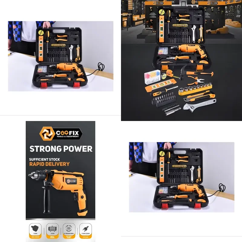 

【CHIMU HOME】 6-Piece Impact Drill Bit Set with Magnetic Holder for Power Drills