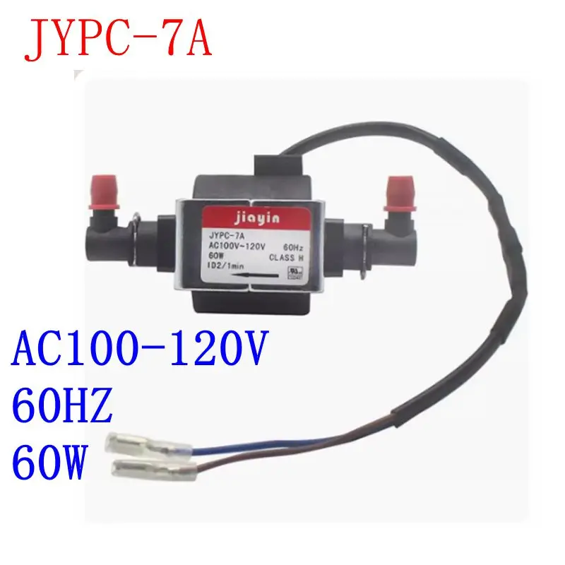 JYPC-7A AC 100V - 120V 60W 2400cc/min 2bar Water Electromagnetic Solenoid Water Pump for Boiler Water Liquid