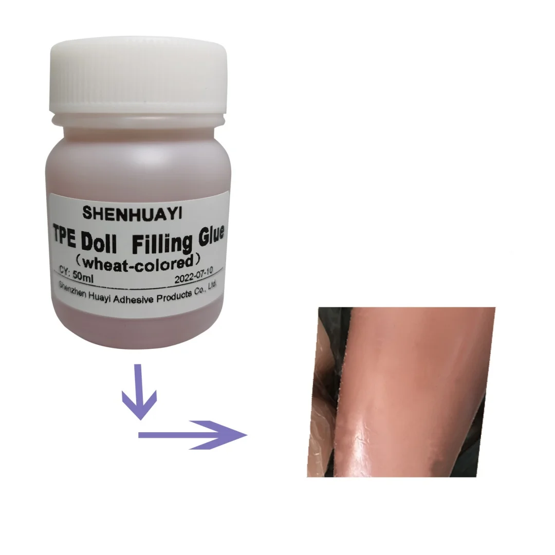 TPE Doll Filling Glue Fills Skin Gaps And Softens After Wheat Brown Drying