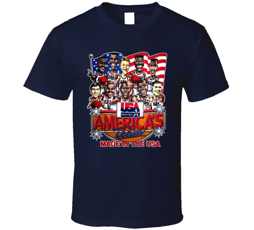 Футболка с карикатурой Dream Team USA Basketball 1992