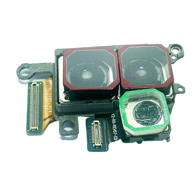 Gefenis Back Facing Big Main Rear Camera Module + Wide Angle Flex Cable For Samsung Galaxy S20+ 5G / S20 Plus 5G / SM-G986U / SM