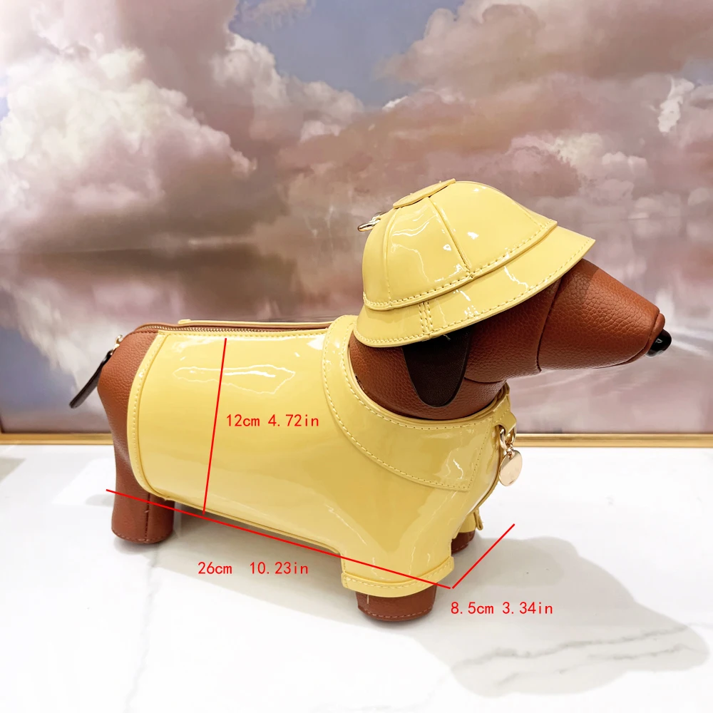 Purses and handbags For Women Designer Leather crossbody shoulder bag Purse Cute dog shape Evening Party bag Women's bag
