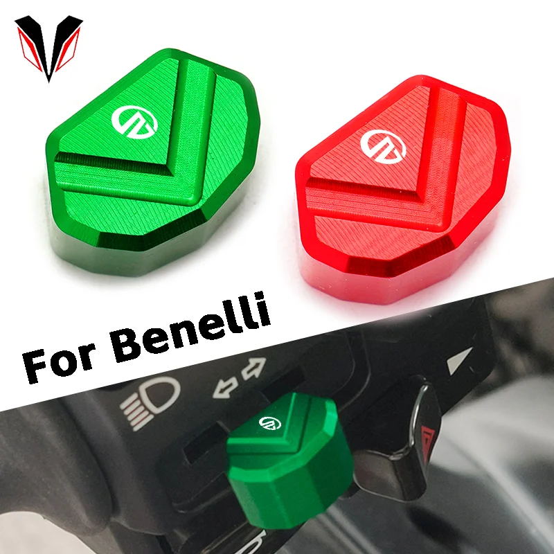 

For Benelli TRK 502 502X 251 502C 752S 302C Leoncino 500 250 TNT 125 300 600 Mototcycle CNC Switch Button Turn Signal Key cap