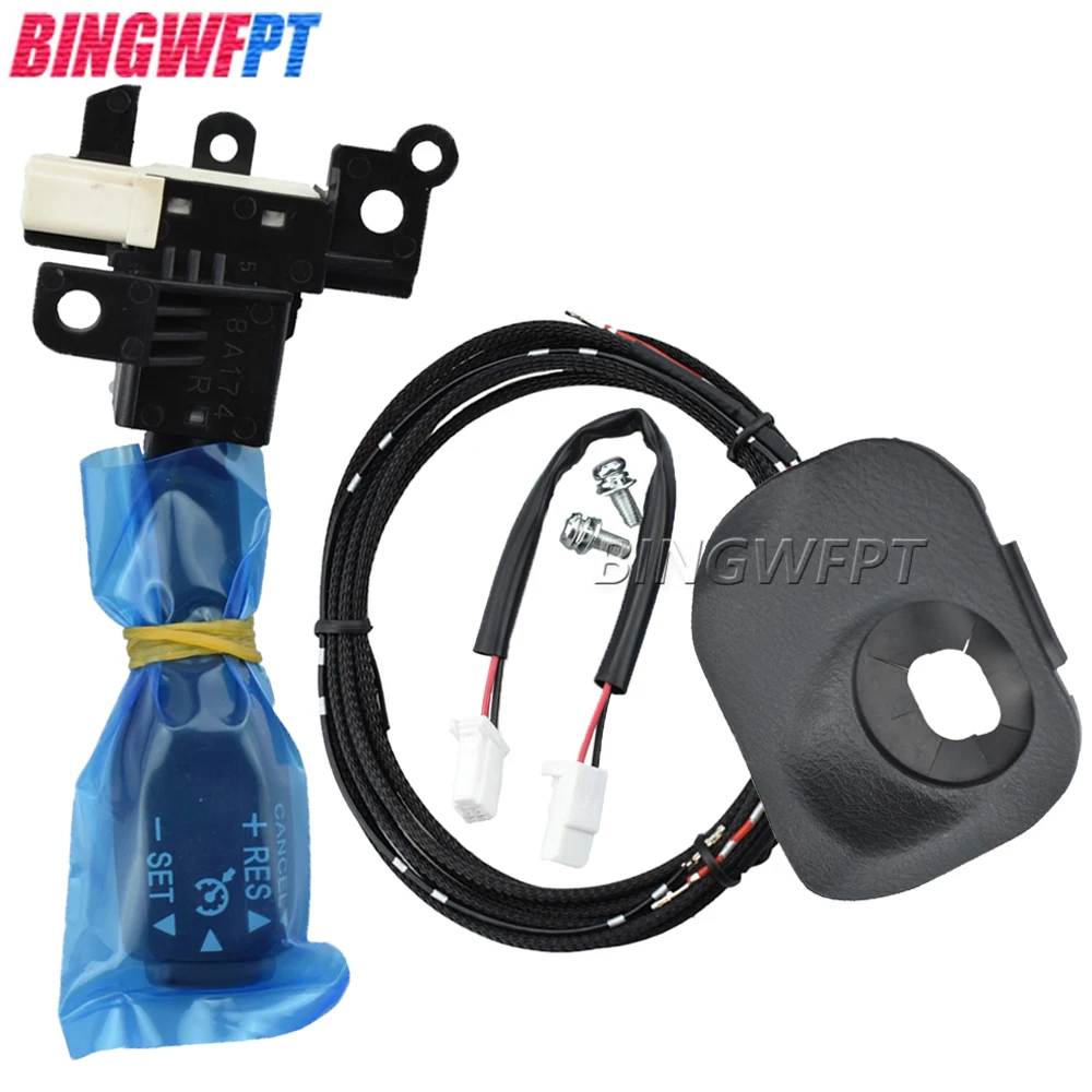 1PC Steering Wheel Cover 45186-06300 45186-06300-C0 Cruise Control Switch 84632-34011 84632-34017 For Toyota Camry 50 2011-2016