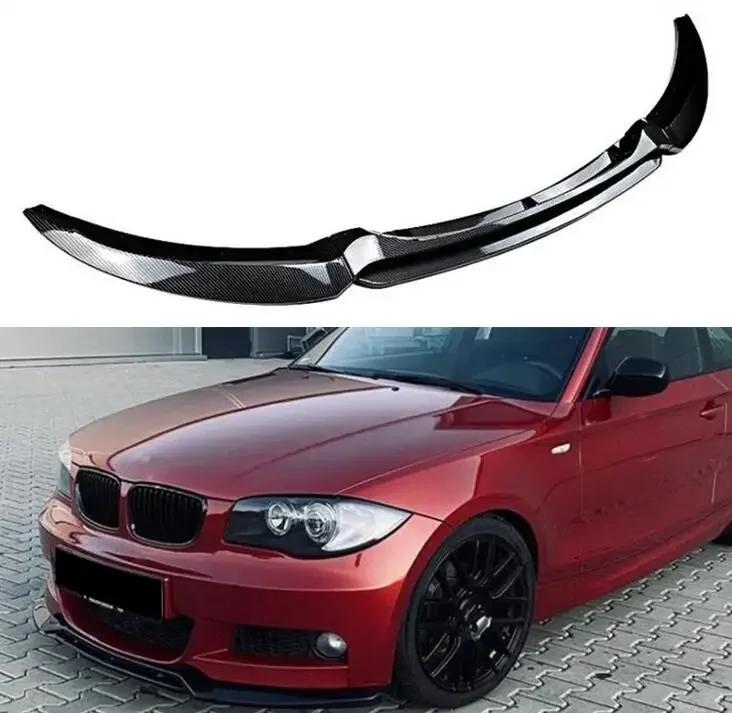 

FOR BMW 1 Series E82 E88 135i 2007 2008 2009 2010 RONT BUMPER SPOILER LIP SPLITTERS WIND KNFE KIT ABS PAINT CARBON