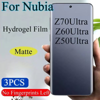 3PCS Matte Hydrogel Film for Nubia Z80 Z70 Z60 Z50 Ultra Leading Screen Protector Z50S Z40S Pro Soft Front Protective Film