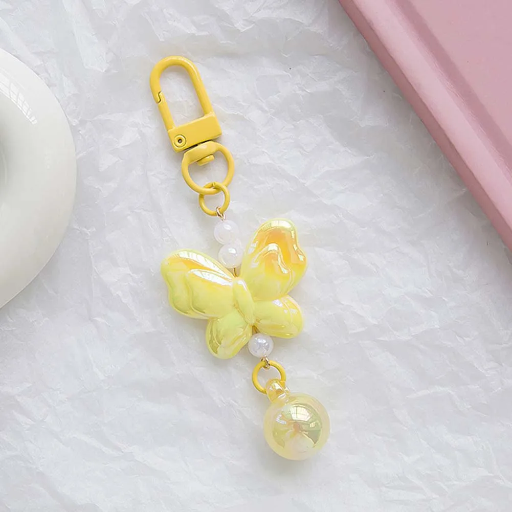 Colorful Accessory For Bags Accessory 10*4*2cm 3D Butterfly Keychain Charming Key Holder Colorful Keychain Options
