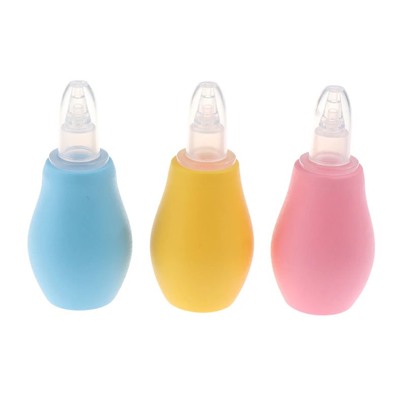 1PC Silicone Baby Safety Nose Cleaner Vacuum Suction Children Nasal Aspirator Baby Care Diagnostic-tool Vacuum Sucker