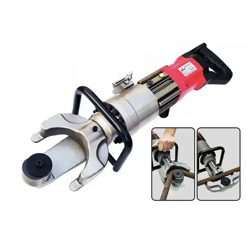 1100W Handheld Hydraulic Steel bending+ straightening machine Electric Steel bar bender Steel bar straightener 16-22mm