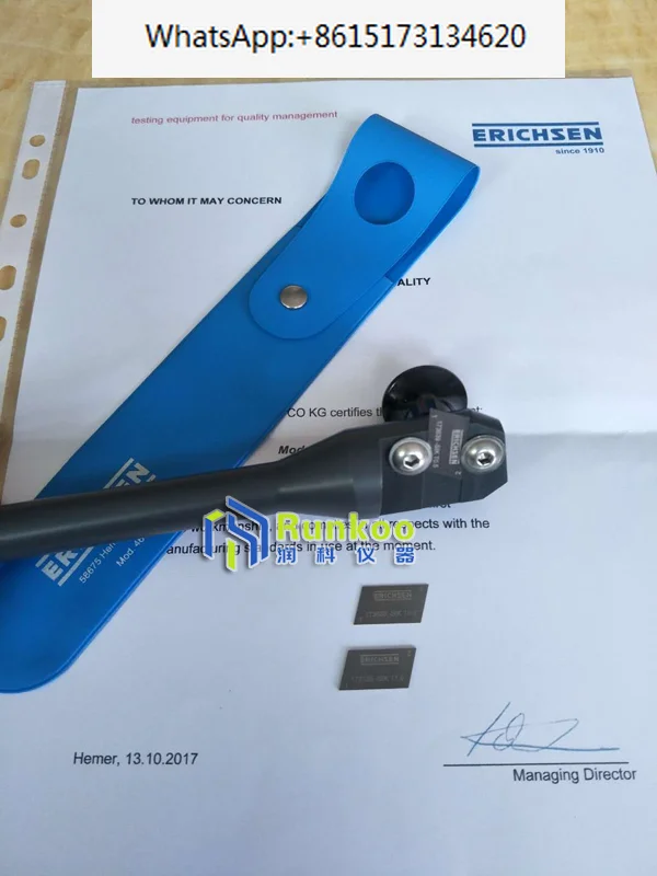 463 Scratch Tester Erichsen, Germany Erichsen Instrument, 1.0mm Cutting Knife, 0.5mm Cutting Head Corrosion Test