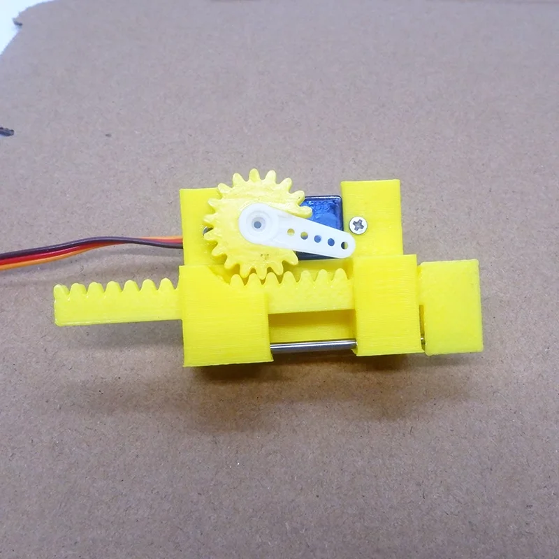 DIY 미니 서보 모터 텔레스코픽 잠금 기어 배치 및 드래그 텔레스코픽 로드, 9g