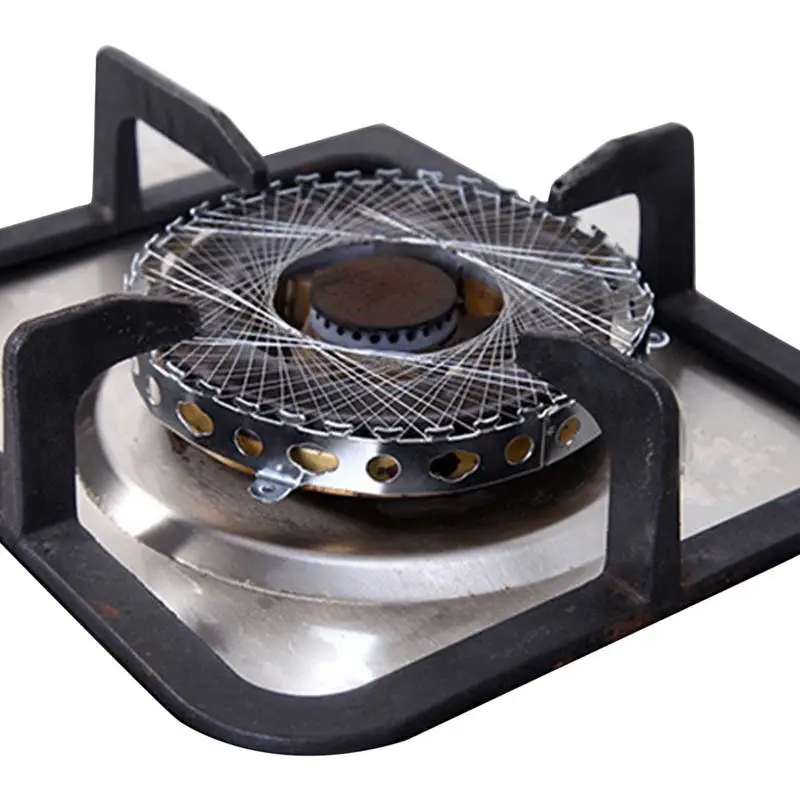 Stainless Steel Wok Rack Durable Collect Fire Cooker Rack Windproof Universal Kitchen Gases Cooktop Cover Gases Energy Saving