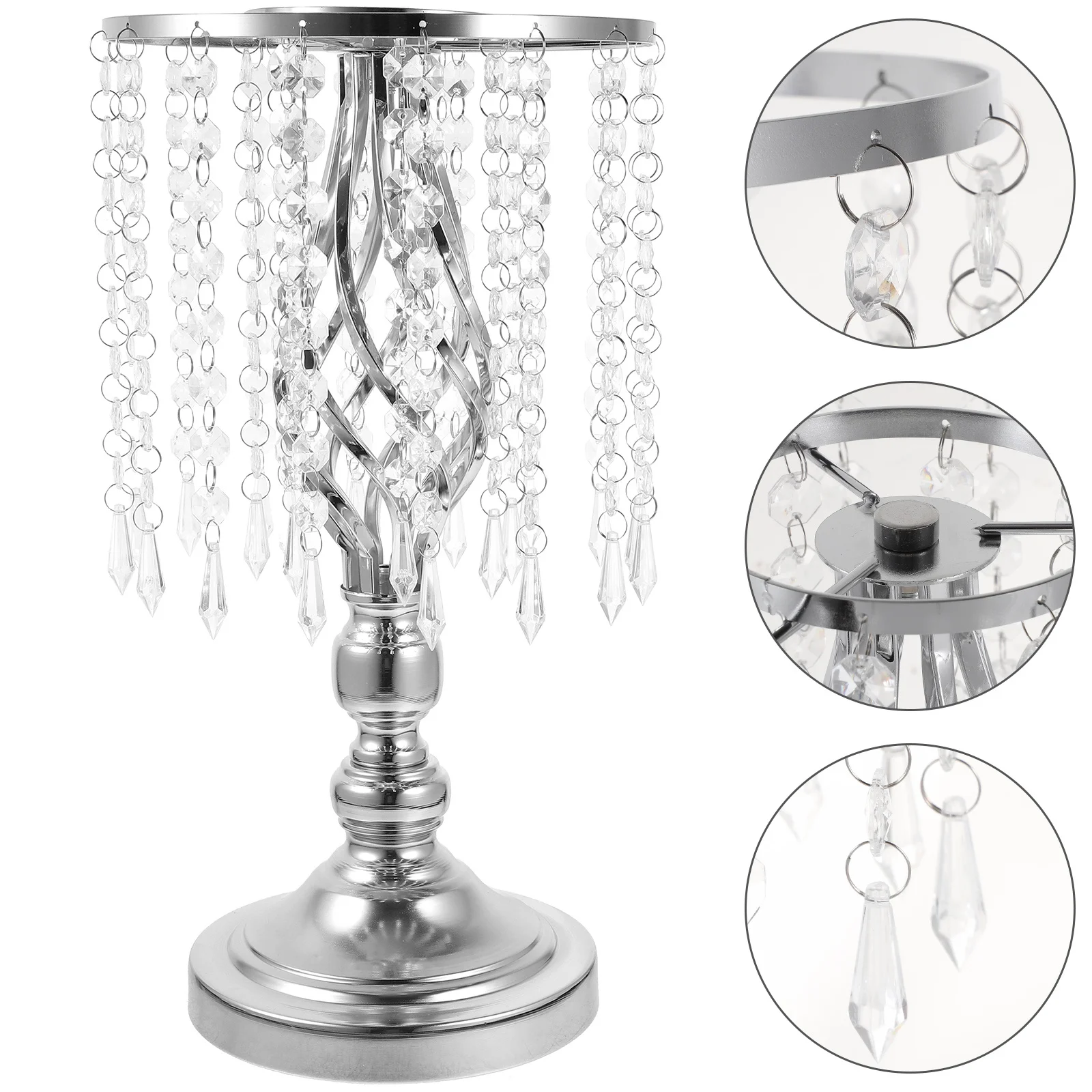 

Metal Dried Flower Vase Iron Craft Home Decor for Living Room Office Wedding Centerpiece Decoration Desktop Planter