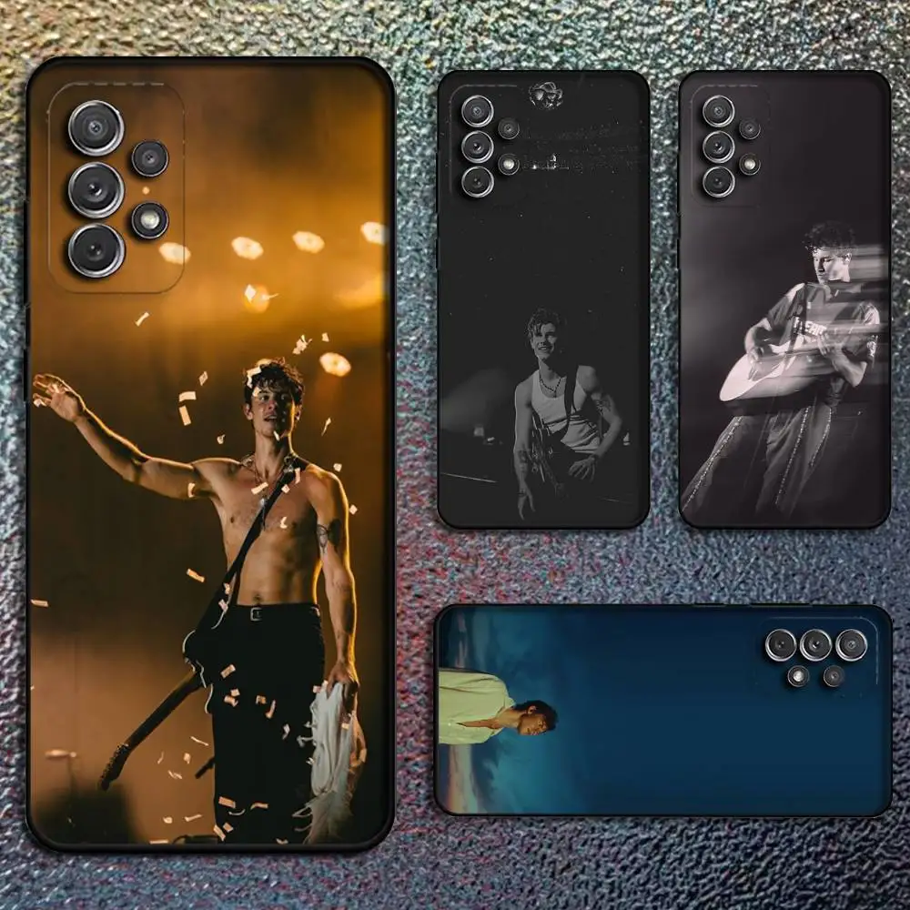 

Singer Shawn Mendes Phone Case For Samsung S25,S24,S21,S22,S23,S30,Ultra,S20,Plus,Fe,Lite,Note,10,9,5G Black Cover