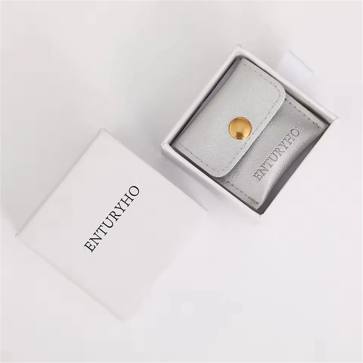 

50pcs 6x6x3.5cm White Jewelry Paper Box, Personalized Drawer Package Box Bracelet Earrings sliding jewelry box With Logo