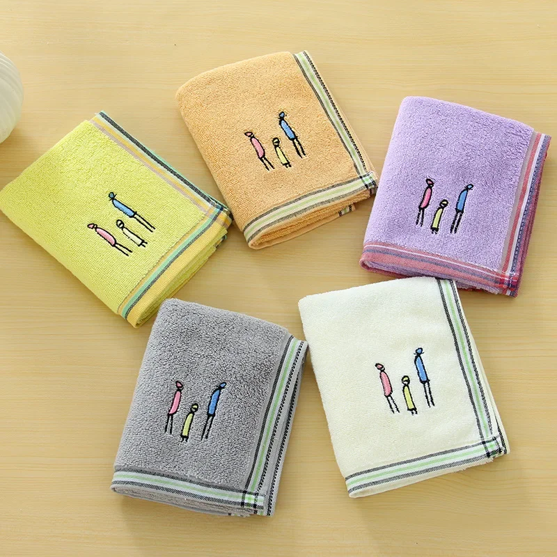 

Baby Face Towel Soft and Absorbent Household Thickened Jacquard Towels Gauze Jacquard Cotton Children's Towel Baby Face-Towels