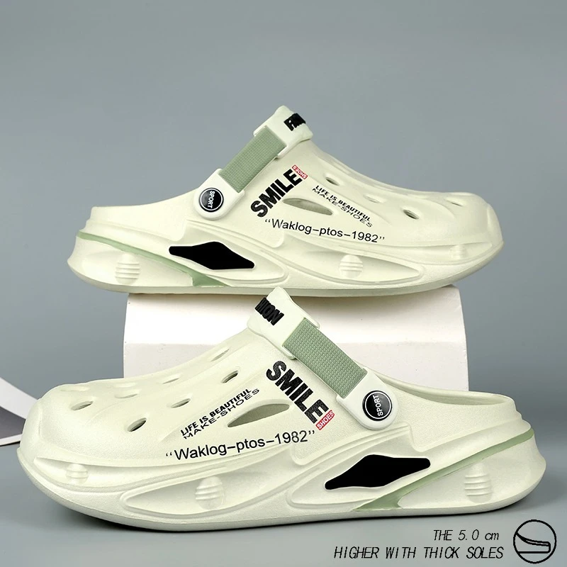 

Новые женские тапочки из ЭВА с мягкой толстой подошвой, летние модные шлепанцы и мужские пляжные сандалии, римские сандалии больших размеров