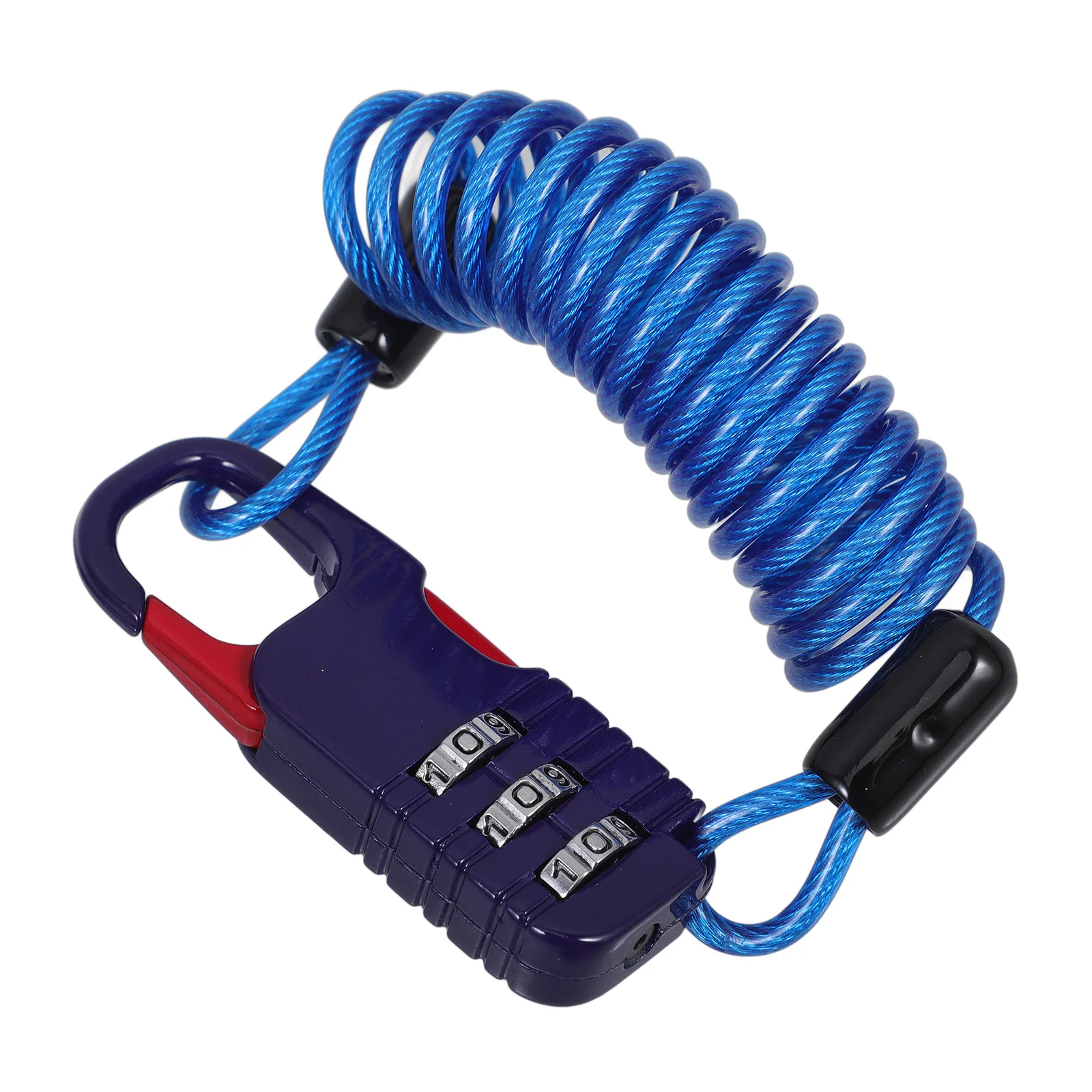 

Password Lock for Bike with DIY .5m Wear-Resistant Cable Lock Sturdy Anti-Cut Design for Bicycle Riding and Daily Commute