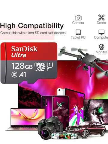 Ultra microsd 128GB 32GB 64GB 256GB 512GB A1 Micro SD Card SD TF Flash Card Memory Card Class 10 for Phone
