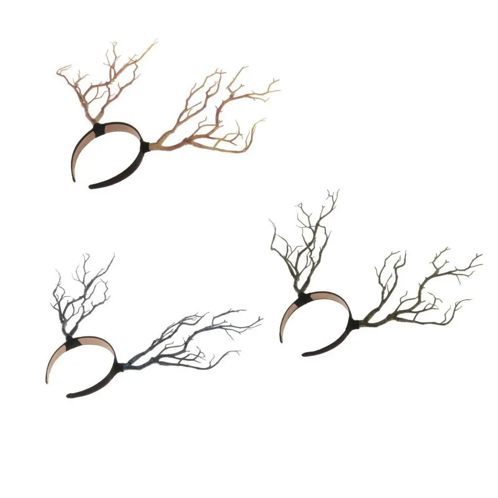 

Искусственные рога оленя, головной убор оленя, повязка на голову с рогами оленя, косплей