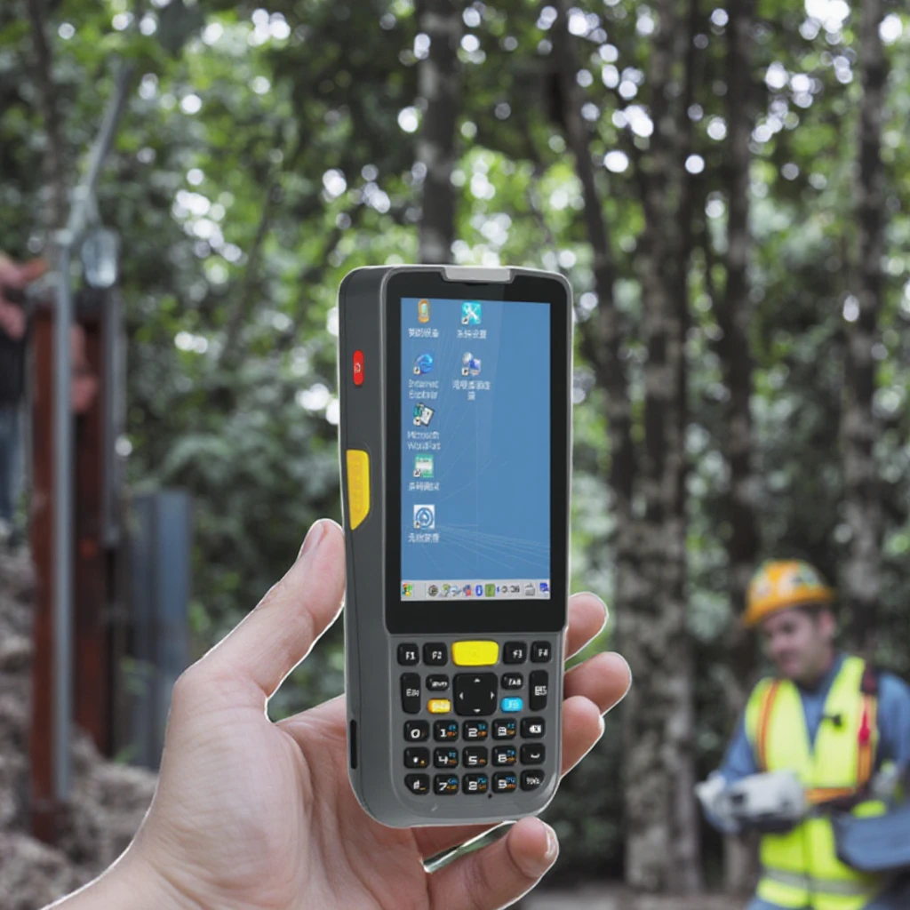 

Профессиональный мобильный промышленный сканер Wince 6.0 3.7 IP54, ручной терминал сбора данных 1D 2D, инфракрасный, RFID, NFC, защищенный, для склада