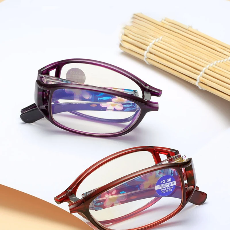 Tragbare Falten Lesebrille Männer Frauen Multifokale Bifokale Gläser Alte Auge In Der Nähe Von Weit Progressive Presbyopie Brillen Keine Fall – Detail 2