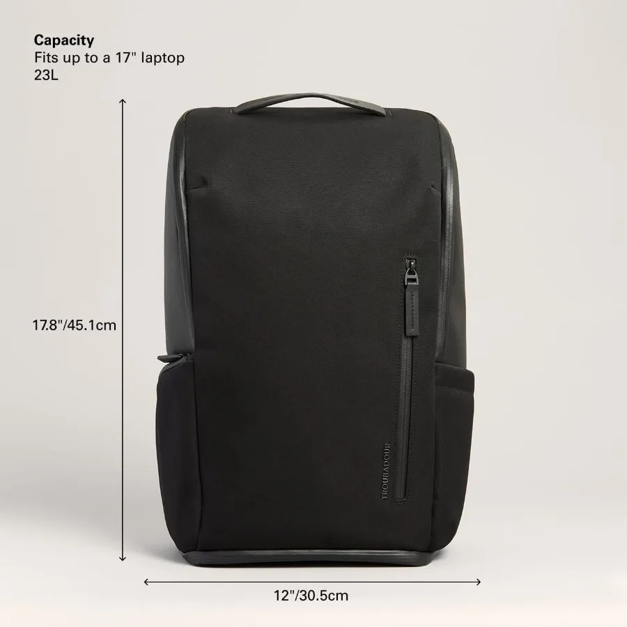 حقيبة ظهر Troubadour Pioneer 3.0 - حقيبة يومية ممتازة مع قسم كمبيوتر محمول مبطن ومقصورة أحذية قابلة للتهوية ومستدامة