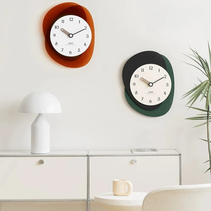 Modern Interior Clock Wall Aesthetic Xenomorph Fashion Creative Minimalist Wall Watch Simple Design Wanduhr Home Decoration