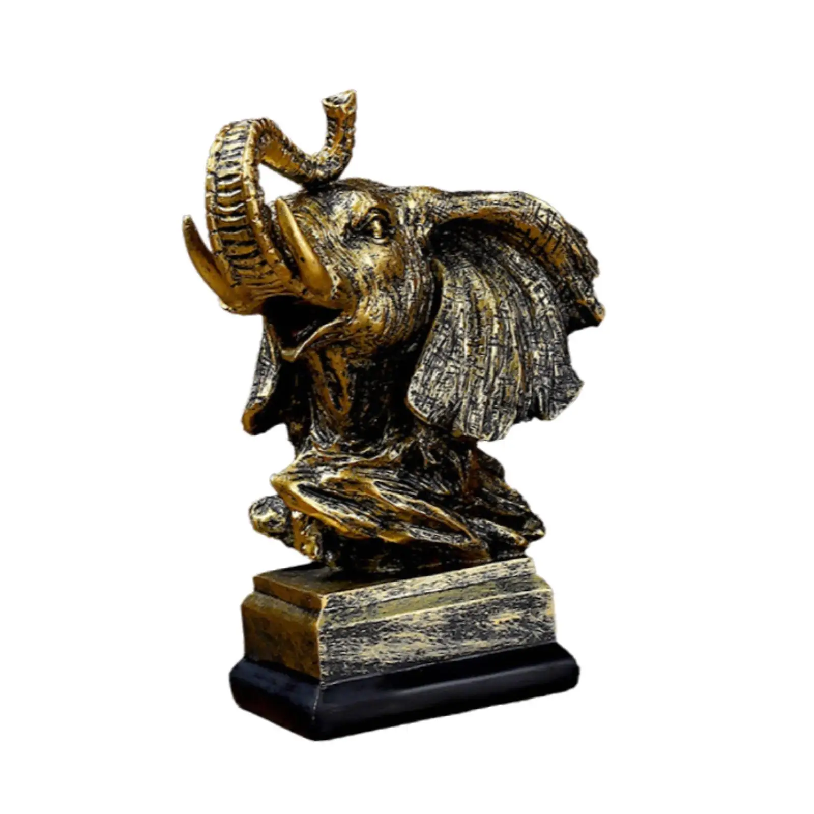 Resin Animal Figurine Statue for Shelf Desk Home Decoration Creative Sculpture Housewarming Present