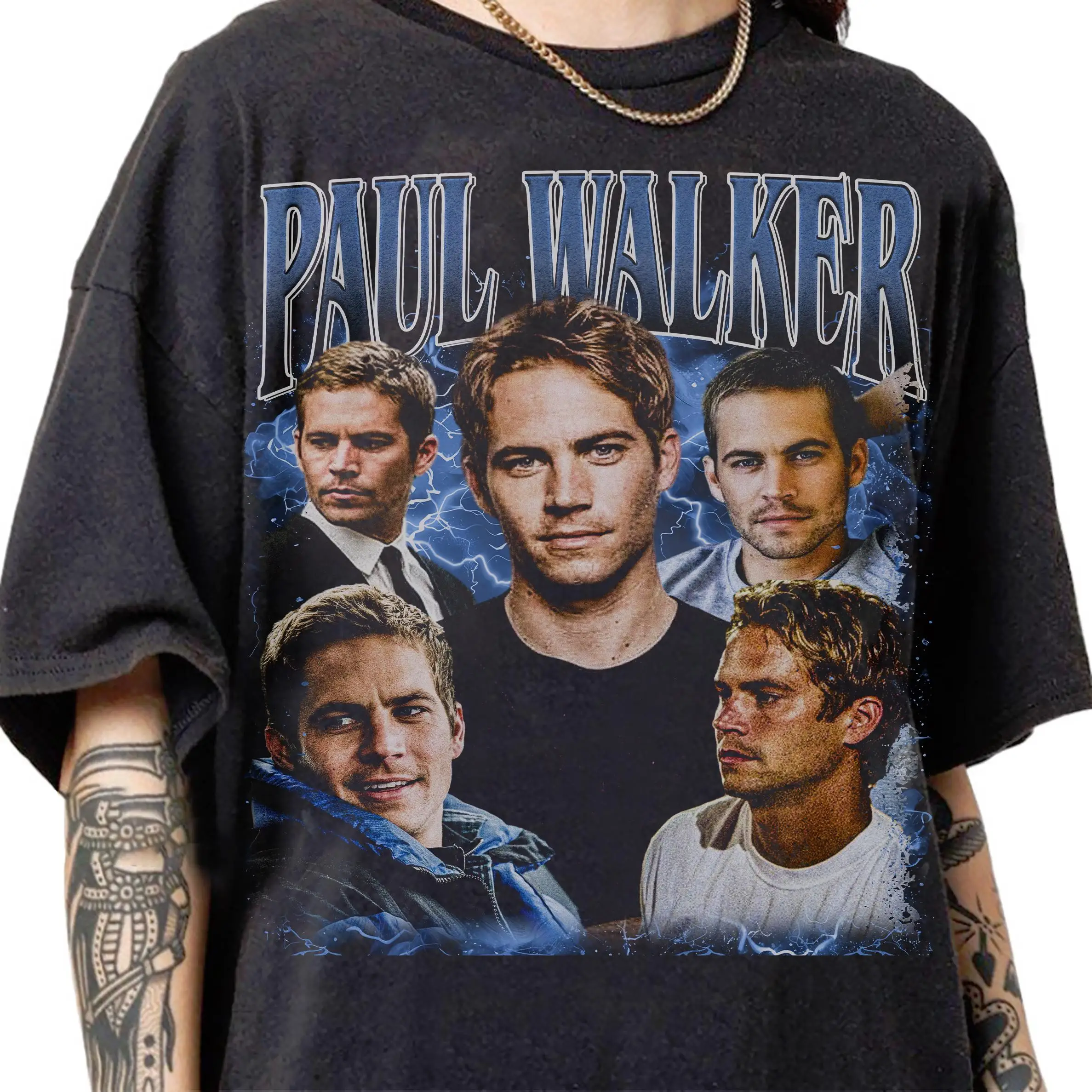 Retro 90s  Paul Walker T-Shirt, Paul Walker Vintage T-shirt,  Paul Walker Bootleg 90s TShirt