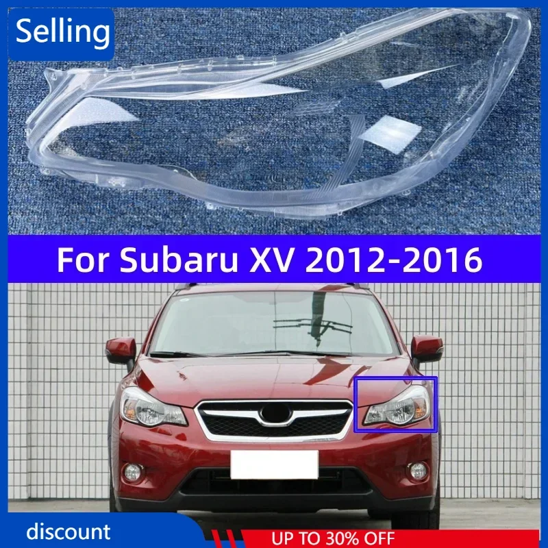 

For Subaru XV 2012 2013 2014 2015 2016 Headlight Cover Transparent Lampshdade Headlamp Shell Plexiglass Replace Original Lens