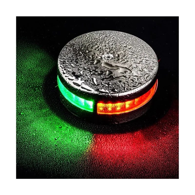 

Marine Boat Navigation Lights, 12V Red Green Waterproof LED Light Bar for Pontoon Boat Yacht Starboard and Port Side Deck Mount