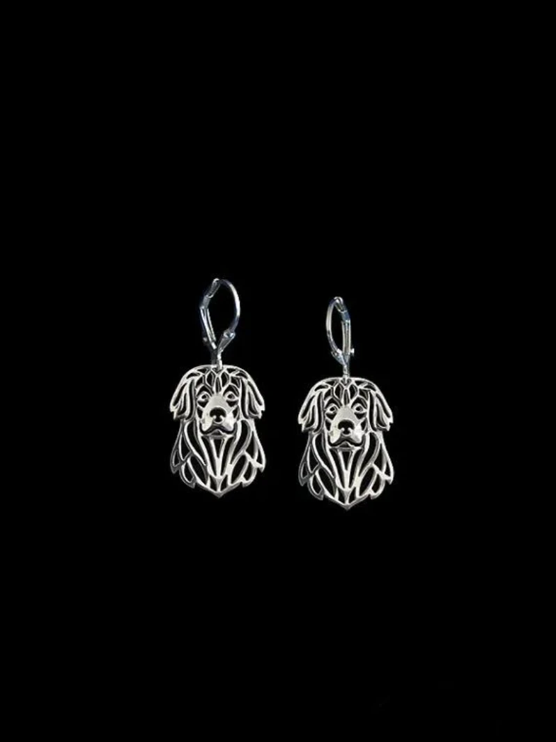 Trendy High Quality Leonberger Drop Earrings